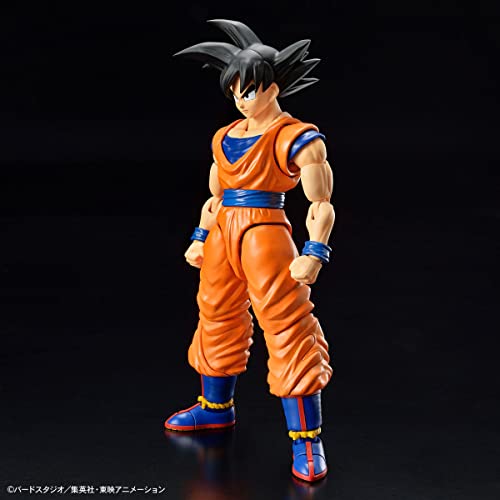 Dragon Ball - Figure Rise Standard Son Goku (New Spec Ver.) - Model kit, Orange/Sunset Chevron pattern.