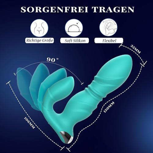 Unique sex toys for couples Extreme Sex, thrust function G spot & anal vibrators Women anal plug with vibration, Sex toy set for woman couple vibrator, prostate stimulation men erotic sex toys