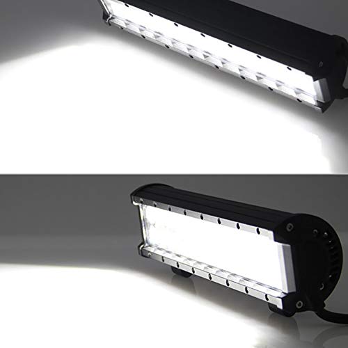 Willpower LED Headlight Offroad 12inch 72W LED Work Light 12V Spotlight Floodlight Combo Waterproof IP67 Additional Light Tractor Truck Auto SUV UTV ATV Reflector Reverse Light
