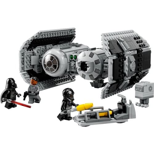 LEGO 75347 Star Wars TIE Bomber Toy with Darth Vader Minifigure with Lightsaber and Gonk Droid, Starfighter Model - Gift for Boys and Girls Ages 9+