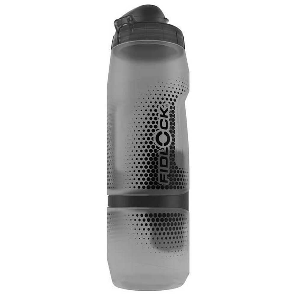 Fidlock Twist Bottle 800 Ml + Bike Base Grey - Innovative magnetic bike bottle incl. 800 ml size - Color Transparent