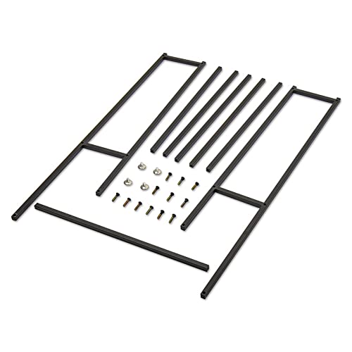 WING freestanding towel rack in metal, standing black bathroom towel holder with 3 towel bars, bath accessory and clothes valet, 65×20×110cm(L×W×H)