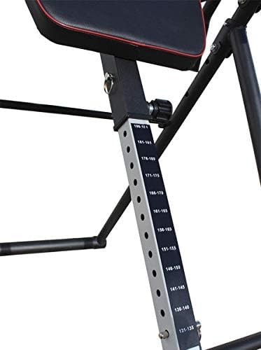 Inversion bench, foldable gravity trainer Yatek Model ECO for home use with full inversion for spine relief, back trainer supports up to 150 kg.