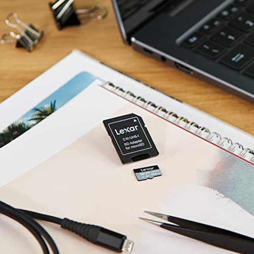 Lexar Professional 1066x Micro SD Card 256GB, microSDXC UHS-I SILVER Series Memory Card, Includes SD Adapter, Up To 160MB/s Read Speed, for Action Cameras, Drones, Mobile Phones (LMS1066256G-BNAAG)