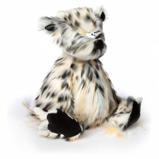 SIGIKID 39681 Ach Good Edition BeastsTown Bear for girls, boys, and adults. Recommended plush toy for ages 3 and up. White-black bear.