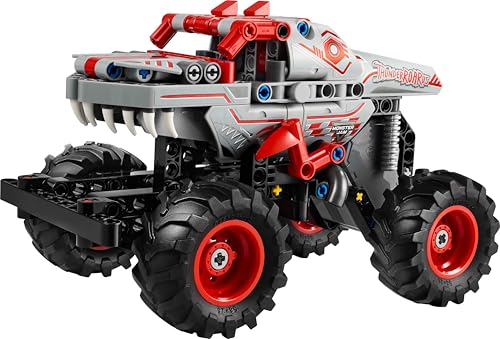 LEGO Technic Monster Jam ThunderROARus, toy monster truck with pull-back function, building toy for kids, gift for boys and girls ages 7 and up 42200