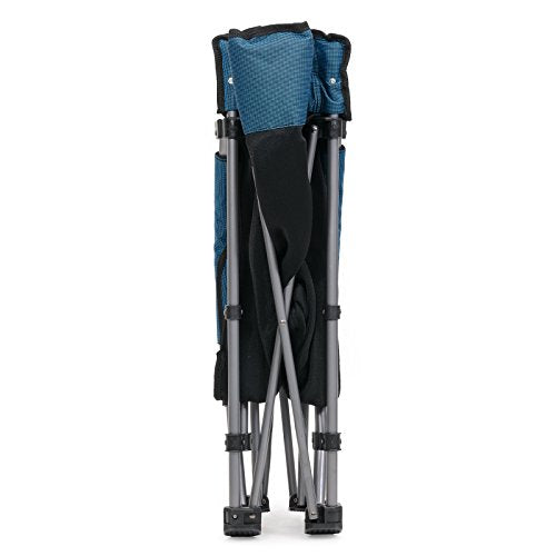 Qeedo Johnny Beach chair (foldable) incl. mesh ventilation (Weight: 3.180 g/Packed size: 70x14x17 cm), wide feet for sand & low seat height (22 cm)