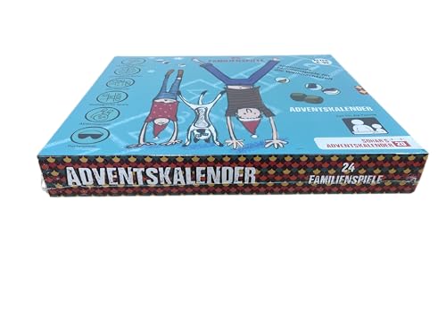 Advent calendar 2025 Games for the whole family The 24 best family games in just one box! With illustrated step-by-step instructions For ages 6 and up - German edition