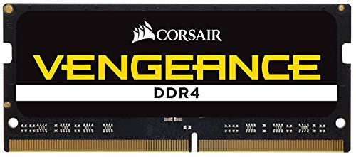 Corsair Vengeance SODIMM 32GB (2x16GB) DDR4 3200MHz C22 memory for laptops/notebooks - Black