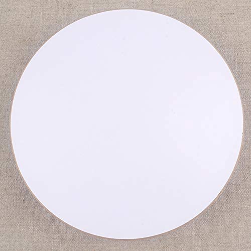 KUNSTIFY Pottery Wheel I Round I 20cm diameter, height 5 cm MDF turntable Turntable for pottery clay for sculpting art DIY crafting clay figurines bowls