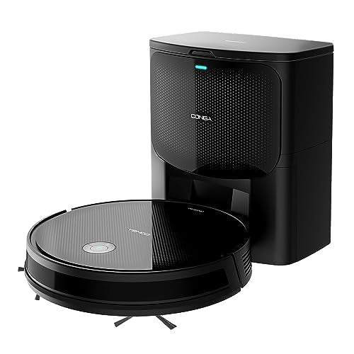 Cecotec self-emptying robot vacuum Conga 2499 Ultra Home Titanium, gyroscope technology, 2100 Pa, app, multifunction brush, 2 side brushes, 2 mops, automatic bag detection.