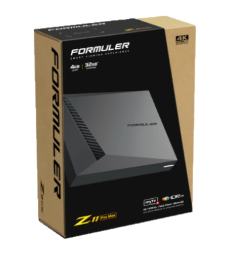 Formuler Z11 Pro Max 4K Android 11 Dual Band 5G Gigabit LAN 4GB RAM 32GB Storage with Premium IR1 Remote Control