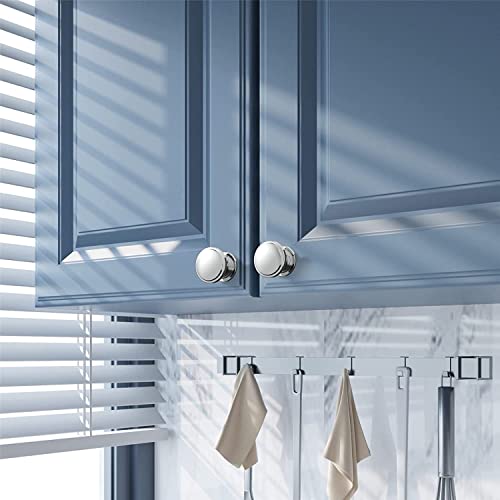 Amerdeco 20pcs Furniture Knobs Cabinet Knobs Polished Chrome Zinc Alloy Drawer Knobs Pulls for Cabinet Door Knob Dresser Knobs Closet Knobs...