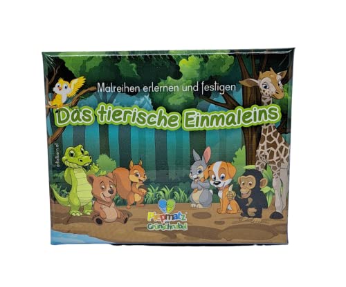 Birdie and Rookie THE ANIMAL MULTIPLICATION TABLE | Playfully learning the times tables | Children's game | Multiplying from 1-100 | Concentration game for kids | For 1-8 players aged 6 and up