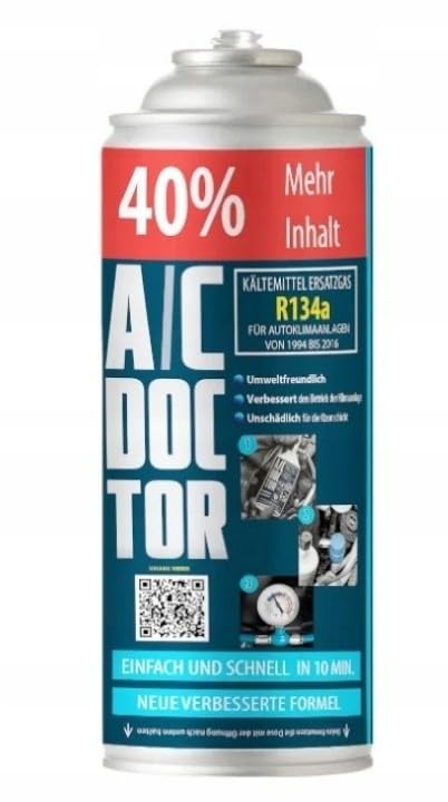 AC Doctor Package 3in1 2 x R134a air conditioning hose fix line for refilling car air conditioning.