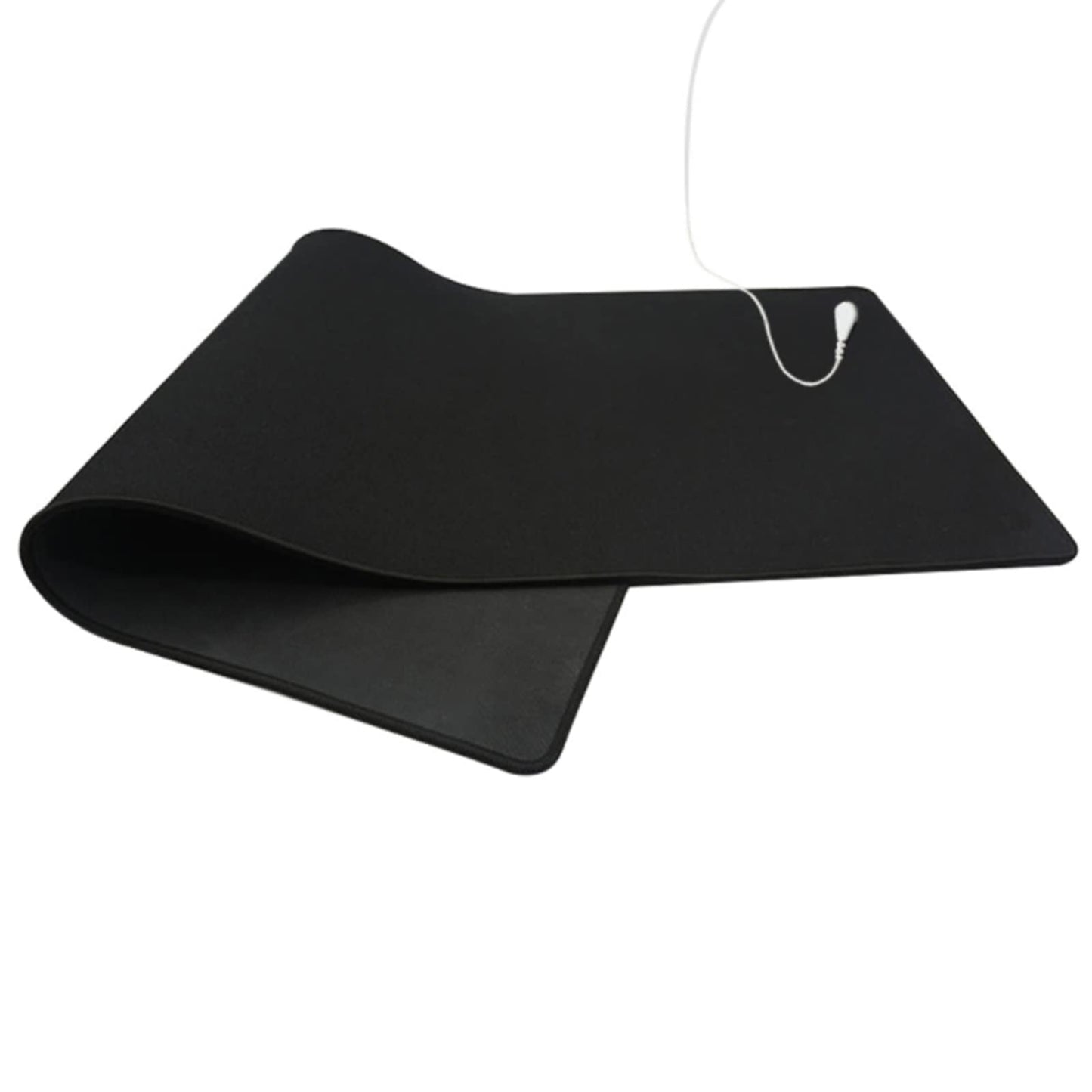 Grounding mat, 100 * 30cm, Grounding mat set with EU grounding cable, Universal grounding mat antistatic mat for under the desk, table, sofa (100 * 30 CM)
