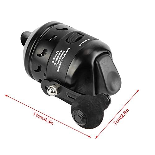 Angel Capsule Reel, Spincast Reel Fishing Reel Jg25 3.3:1Gear Ratio Casting Reel Inner Line Shooting Fish Wheel Closed Fish Dart Wheel Built-in Round Fish Reel For