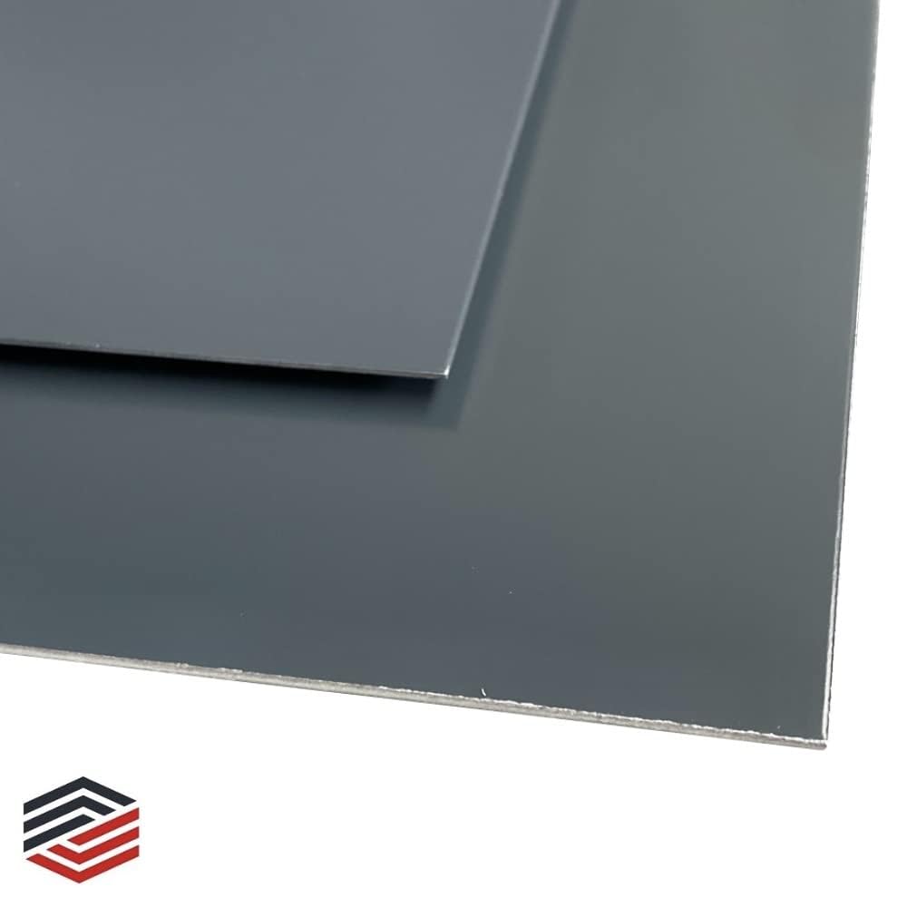 Aluminum angle anthracite angle profile angle sheet corner protection 2000 mm long corner angle, item form: 90 x 90 x 0.8 mm