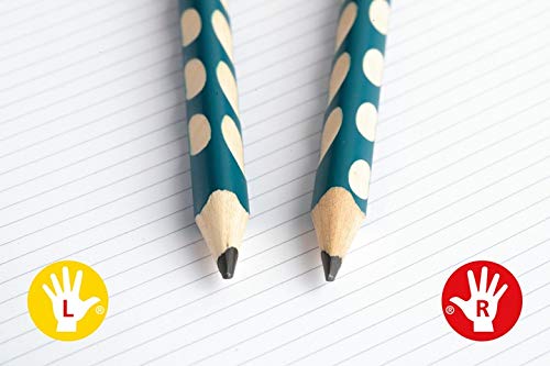 STABILO - Slim triangular pencil for right-handers - EASYgraph S in orange - 10x 2 pack - Hardness grade HB