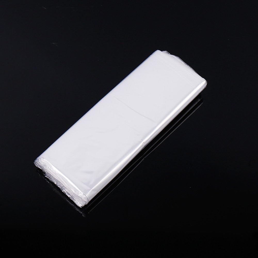 WACCOMT Pack of 100 Clear POF Heat Shrink Wrap Bags for Packaging Shoes Soap Art Candles Homemade DIY Craft Gifts (35x50cm / 13.7x19.6inch)