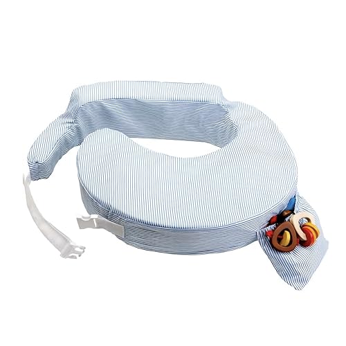 my Breast Friend - The patented American nursing pillow classic, blue and white striped