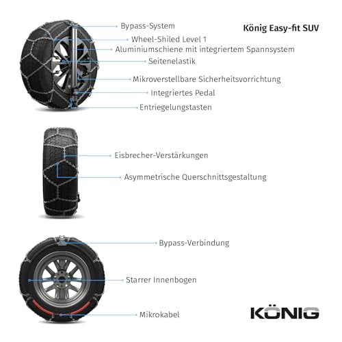 KING Easy-FIT SUV 230 - Snow chains