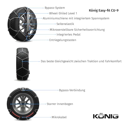 King Easy-Fit CU-9 095 - Snow chains