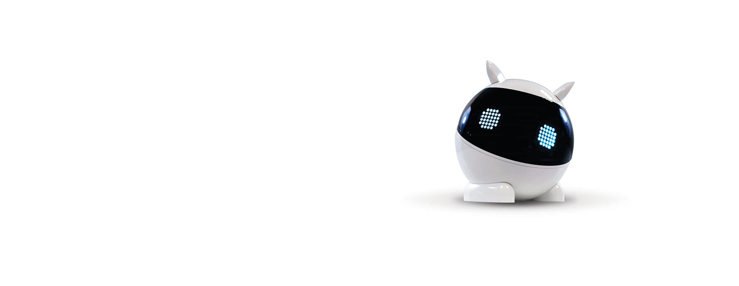 Lexibook, educational robot for learning robotics, building, loving, and playing to infinity, rechargeable, black/white, WINKYDE.