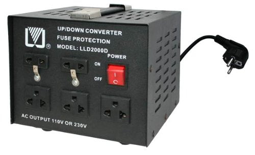 2000W USA Voltage Converter 230/220V to 110V step-down/step-up