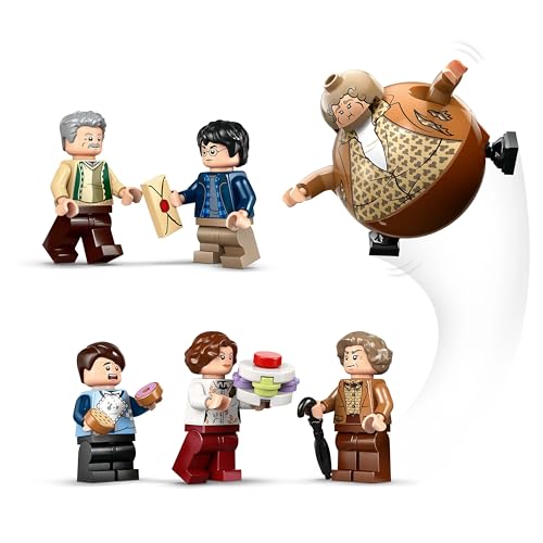 LEGO Harry Potter Privet Drive: Aunt Magda's Visit - Playhouse with interior, 5 minifigures & Aunt Magda figure - The Prisoner of Azkaban - Gift for boys & girls 8+ years 76451