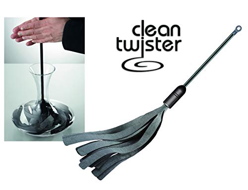 Decanter and vase dryer decanter cleaner from Evonell CleanTwister Color: anthracite