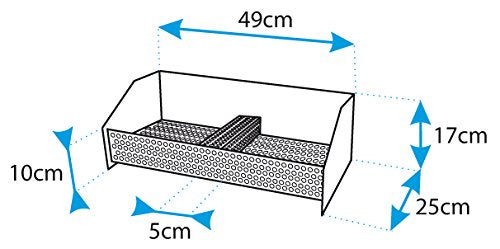 Imex El-Zorro 71417 Basket Stove Pellet, 49 x 25 x 17 cm.