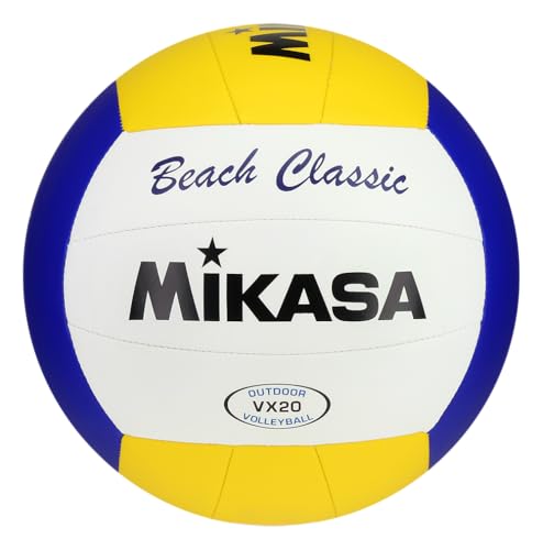 Mikasa VX20 Beach Classic Volleyball, White