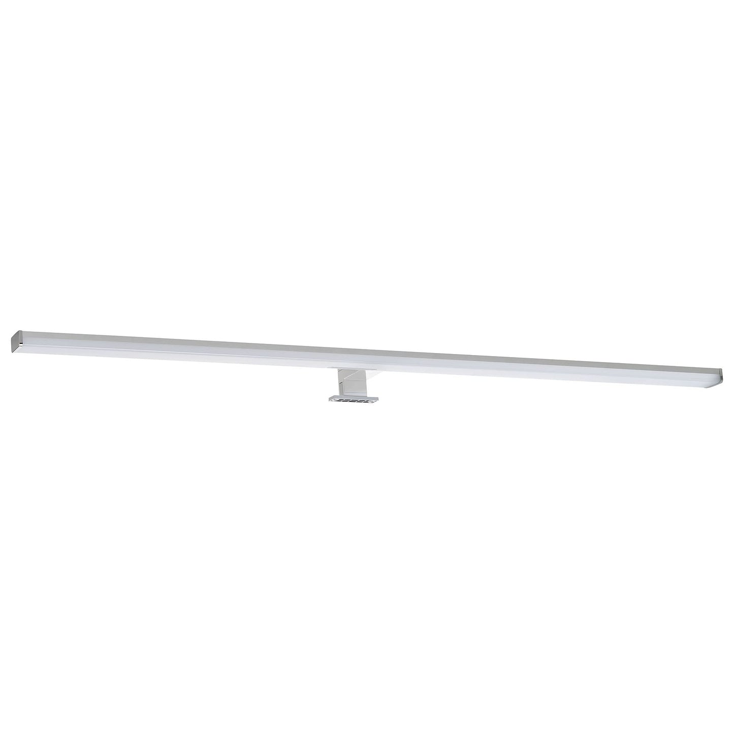 SEBSON LED mirror light 120cm bathroom IP44 - cabinet surface-mounted light + mirror clamp light, neutral white 4000K 15W makeup light mirror lamp 1200x98x44mm