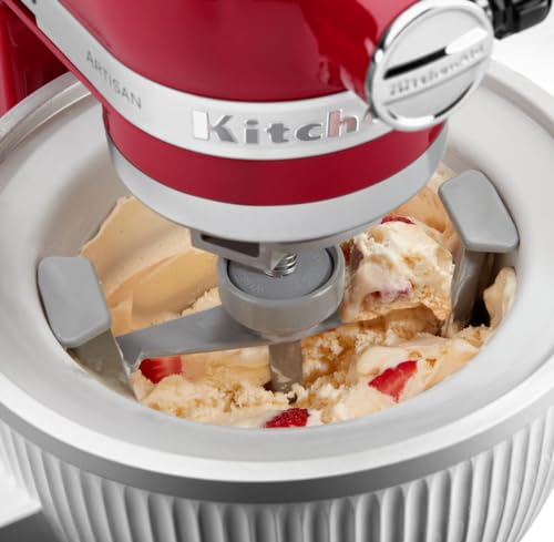 KitchenAid Accessory Ice Cream Maker - 5KSMICM - Ice cream machine attachment for KitchenAid stand mixer - 1.9L - Bowl