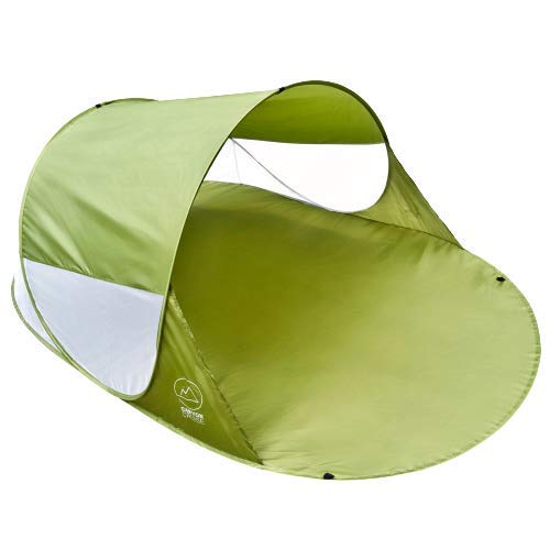 CANYON CRUISE Beach Tent Pop Up Beach Shelter Windbreak on the Beach Instant Self-Assembling Sunshade Outdoor Tent Automatic Shell with UV Protection (Green)