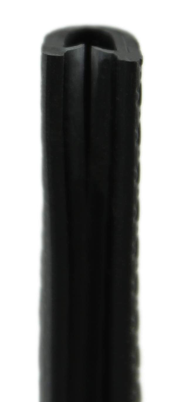 SMI edge protection profile KS1-2S-M for 1-2mm PVC with steel reinforcement Black self-clamping without adhesive - Edge protection, bead profile, edge profile, edge protection strip for car doors, sheets (20 m)