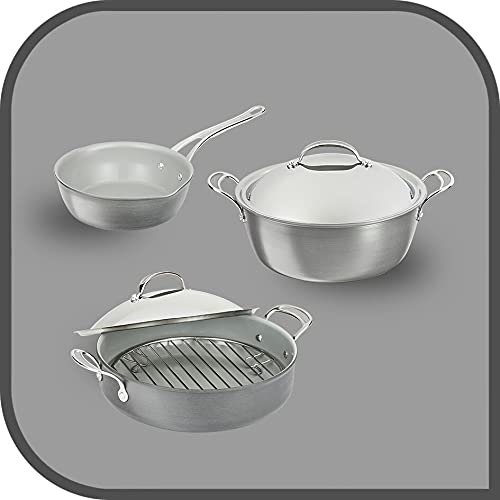 Jamie Oliver by Tefal pan and pot lid 28cm, glass lid with stainless steel rim, steam vent, overflow protection, dishwasher safe, exclusive Jamie Oliver engraving on the lid handle, B89987