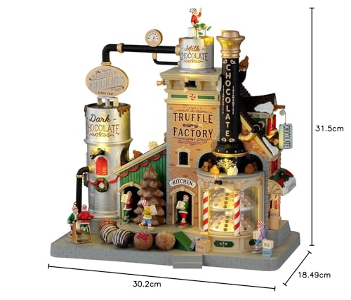Lemax 15805-UK Santa's Wonderland Sights & Sounds: The Christmas Chocolatier Truffle Factory