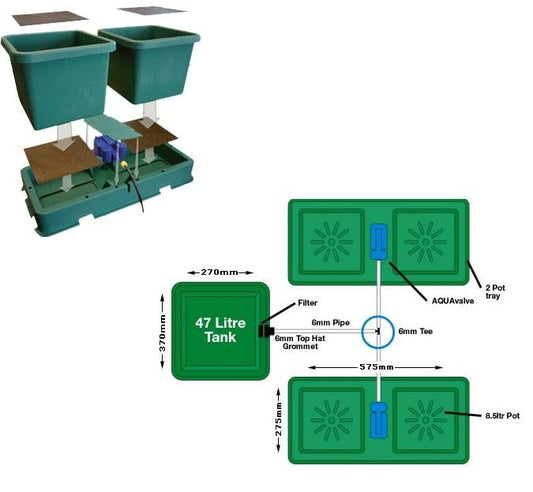 Autopot Easy2Grow irrigation system, 4 POT