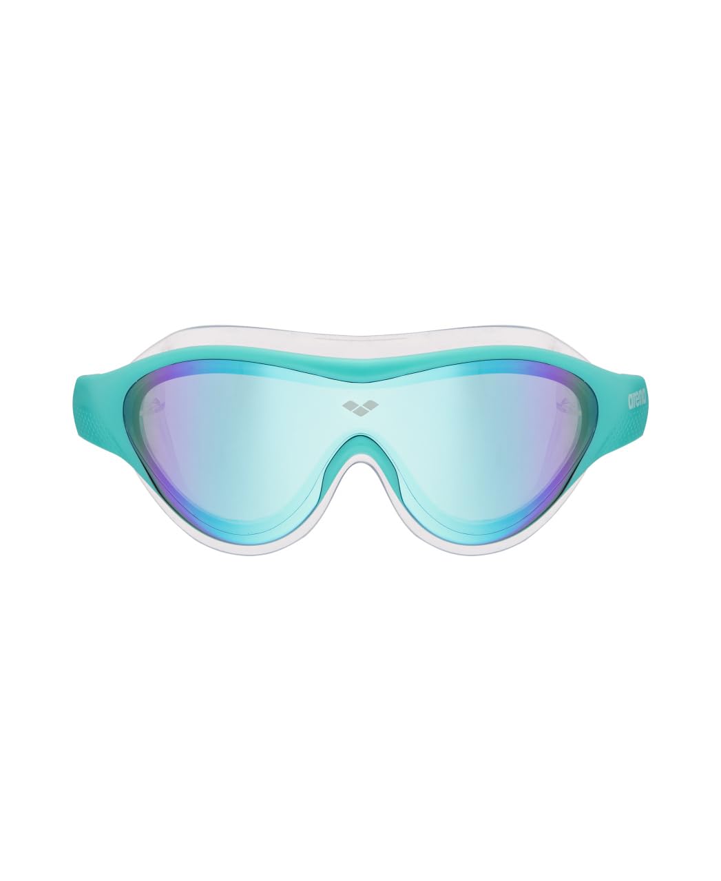 ARENA Kids Swim Goggles "The One Mirror" for ages 6-12, large fit, Polycarbonate lens, Blue/Water/Violet.