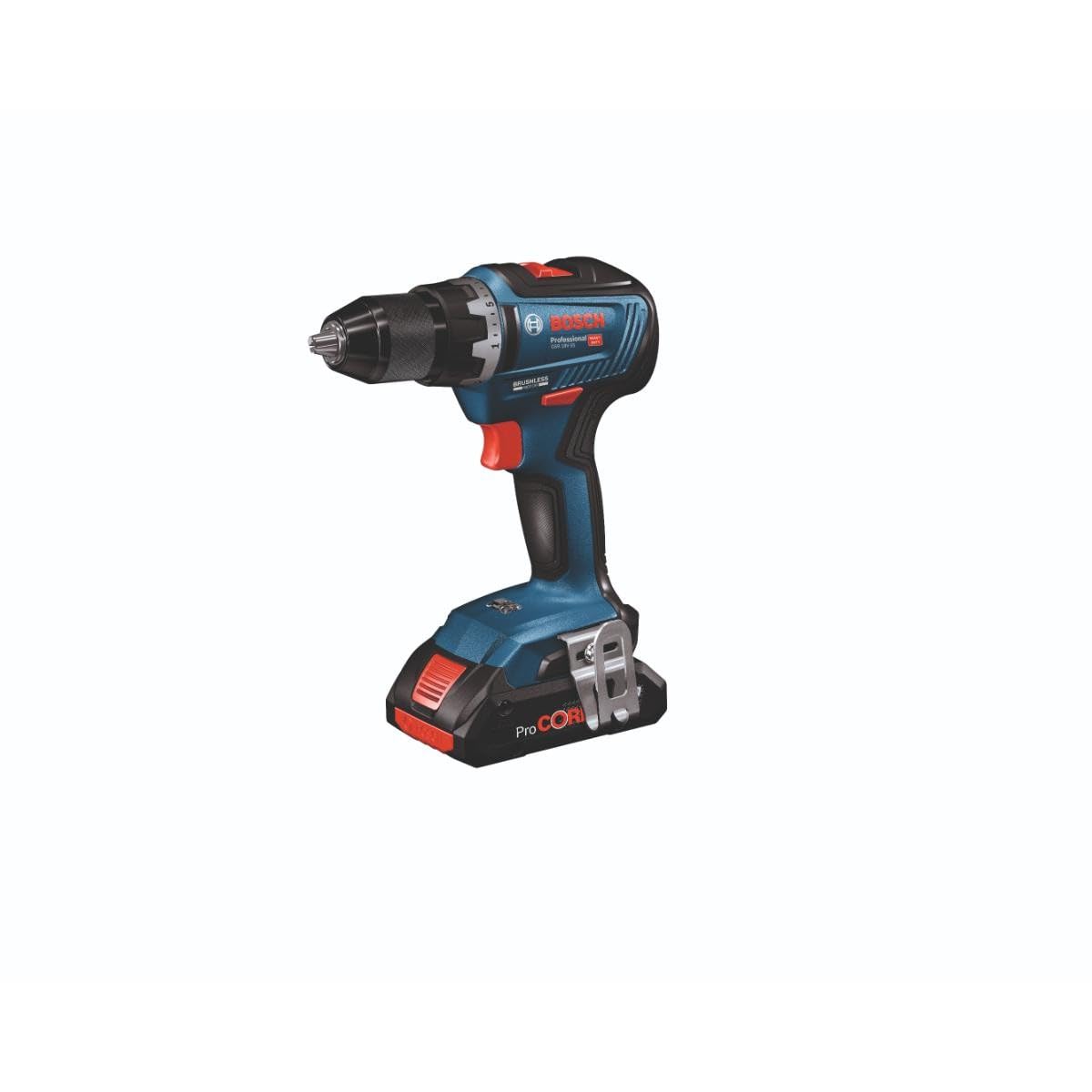 Bosch Professional 18V System Combo Kit: GSR 18V-55 + GWS 18V-10 + GKS 18V-57-2 + GSA 18V-LI + GST 18V-125 B (includes 3x 4.0Ah battery, charger GAL 1880 CV, tool bag)