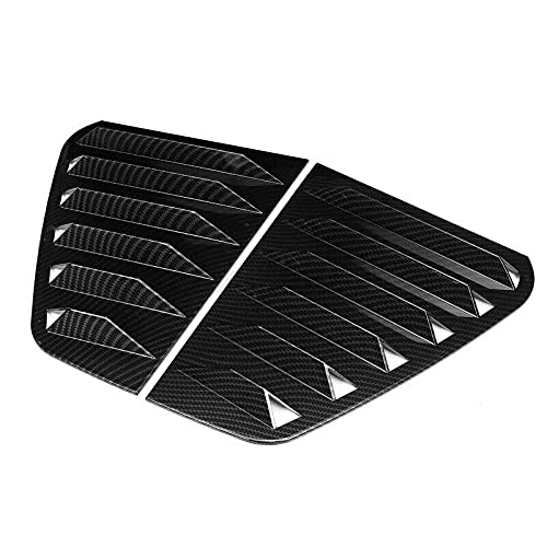Active window blinds for rear Golf 7 R 7 7.5 2013-2020 Racing style window blinds Ventilation cover Black