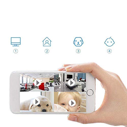 Mini camera, 1080P video recorder portable small IP camera P2P wireless with motion sensor, app control for IOS and android.