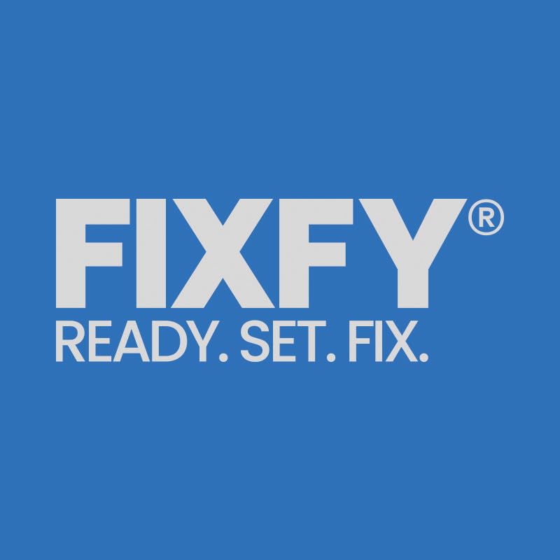 FIXFY 5in1 - Air conditioning self-refill kit for vehicles from 2017 | Replacement refrigerant R1234YF with oil, sealant, drying agent & UV dye, including hose with gauge & adapter