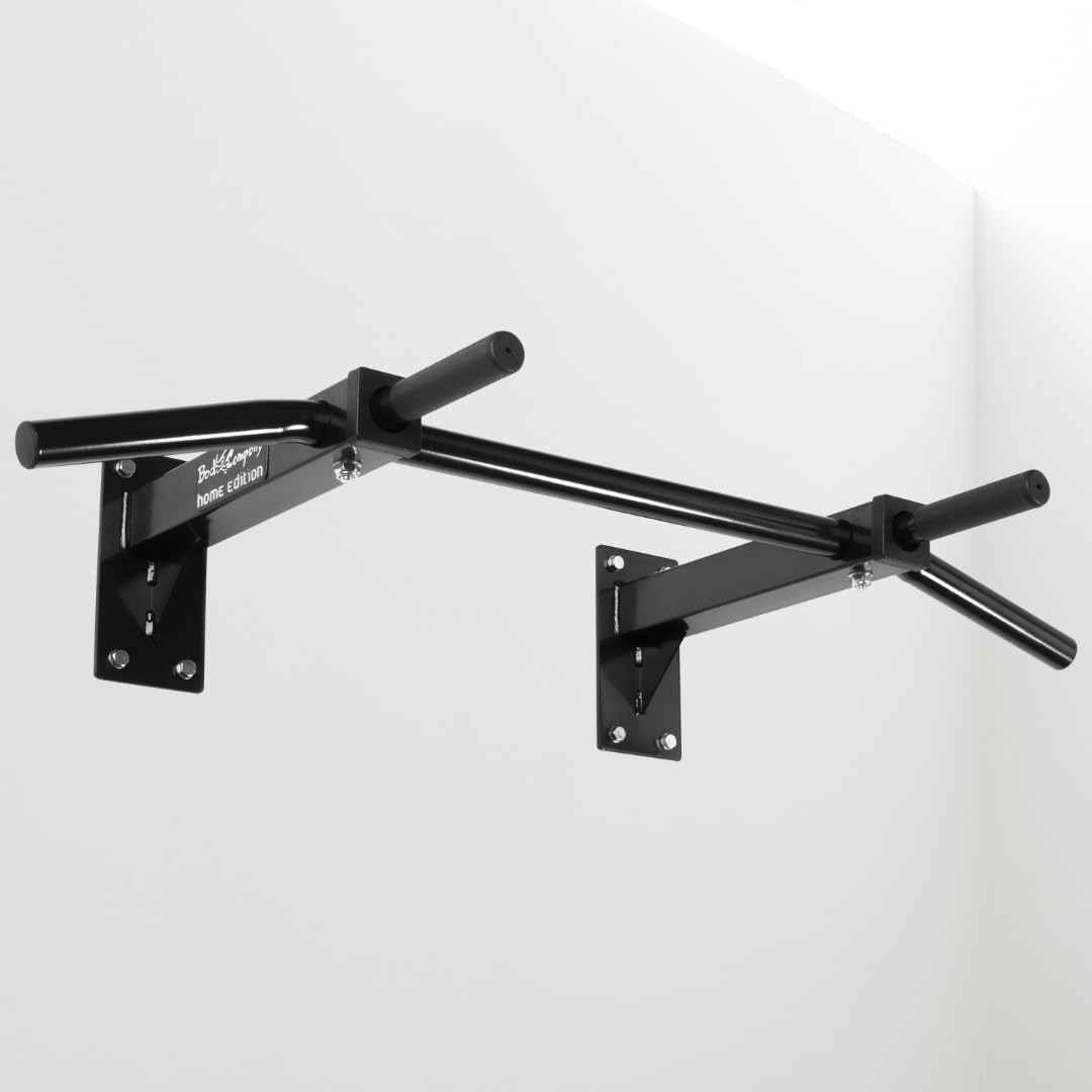 Bad Company pull-up bar wall mountable up to 350 kg load capacity - pull-up bar wall incl. instructions and mounting material - for home fitness or gym - BCA-45