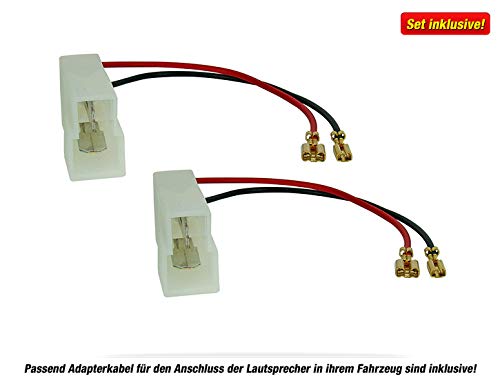MEDIADOX Front/Rear 13cm/130mm 2-way Component Car Speakers/Set by Kenwood (KFC-E130P) compatible with KIA.