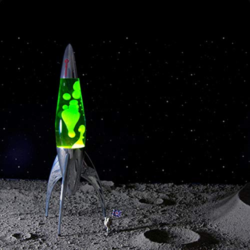 Mathmos Telstar Rocket Lava Lamp - Purple/Red