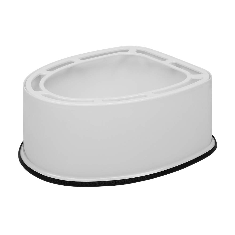 LEADZM Camping Toilet Portable Travel Toilet with Seat, Lid, and Toilet Paper Holder (White)