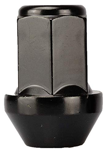 20 black wheel nuts 1/2 UNFx34 cone SW19 compatible with Jeep Grand Cherokee (99-10) WJ WG WH